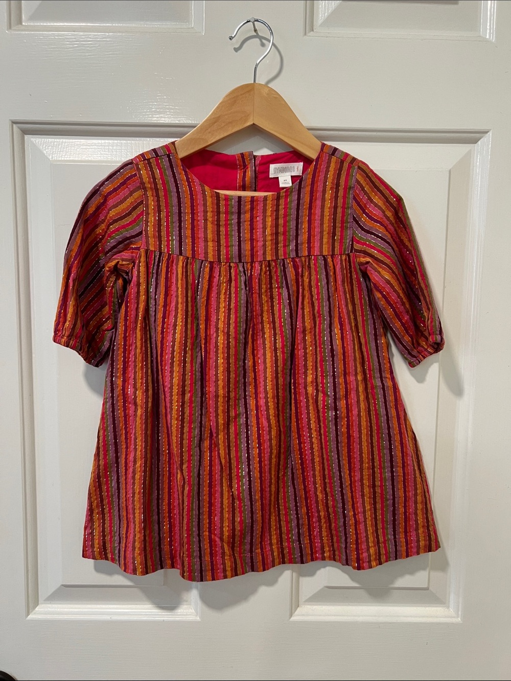 Gymboree Red Pink Orange Striped Girls' Tunic